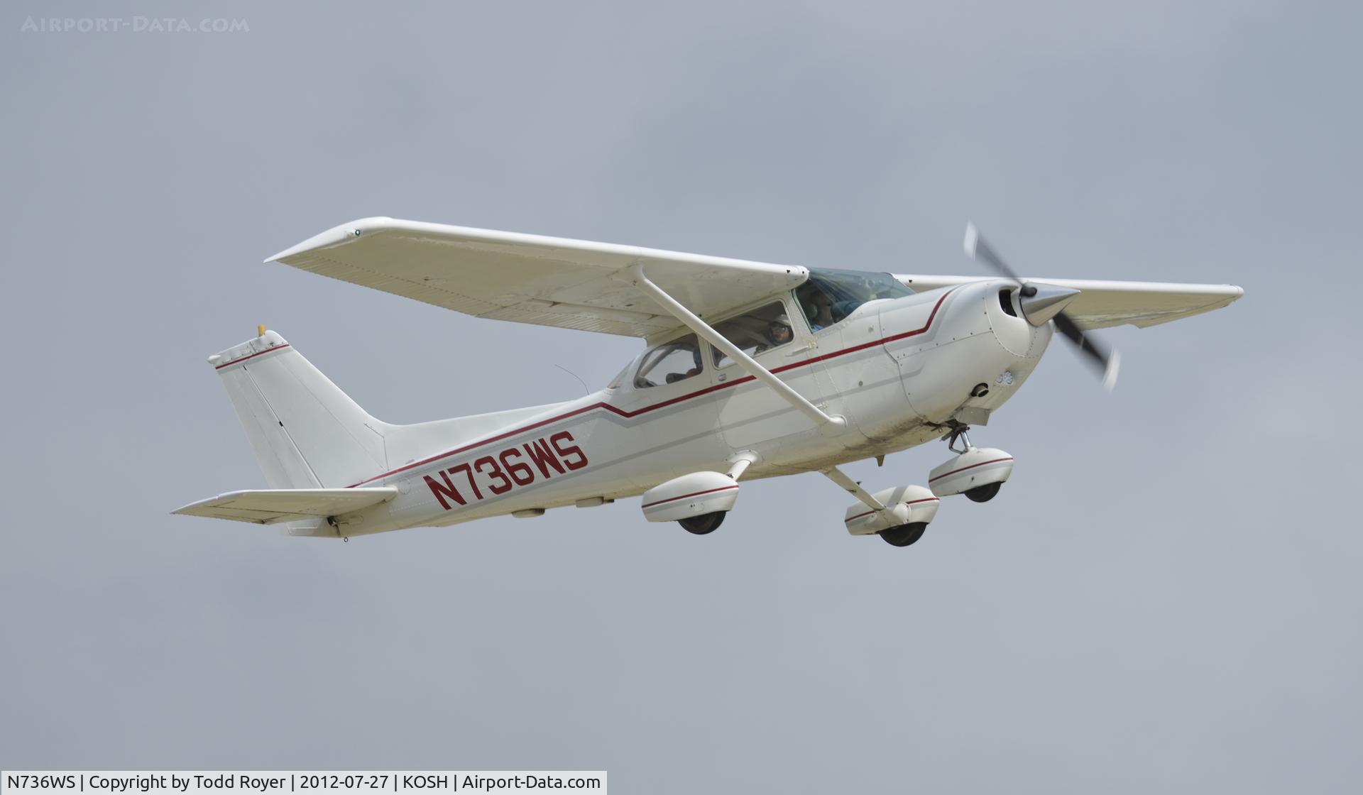 N736WS, 1977 Cessna R172K Hawk XP C/N R1722851, Airventure 2012