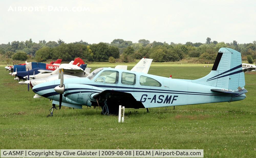 G-ASMF, 1964 Beech D95A Travel Air C/N TD-565, Originally owned to, Everton Engineering Ltd in September 1963 and currently in private hands since January 2011.