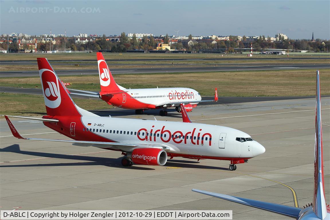 D-ABLC, 2008 Boeing 737-76J C/N 36116, Virtually all on TXL is red and white....