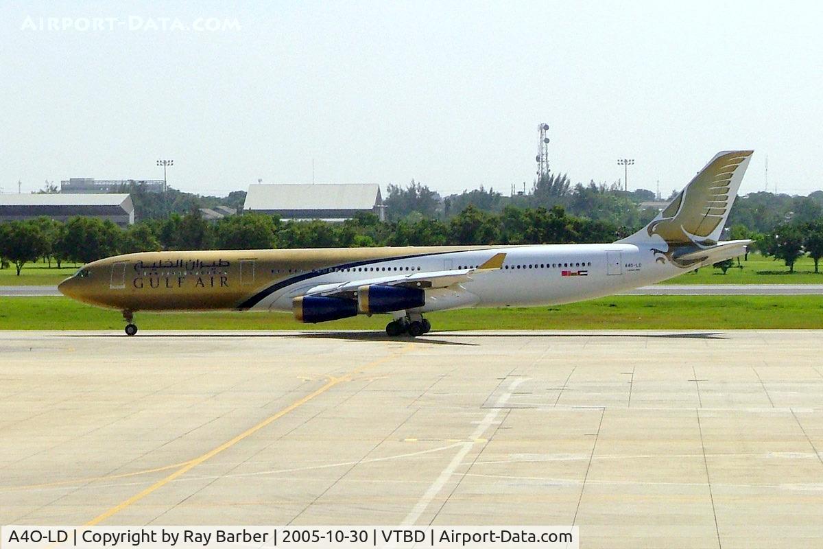 A4O-LD, 1995 Airbus A340-312 C/N 097, Airbus A340-312 [097] (Gulf Air) Bangkok~HS 30/10/2005