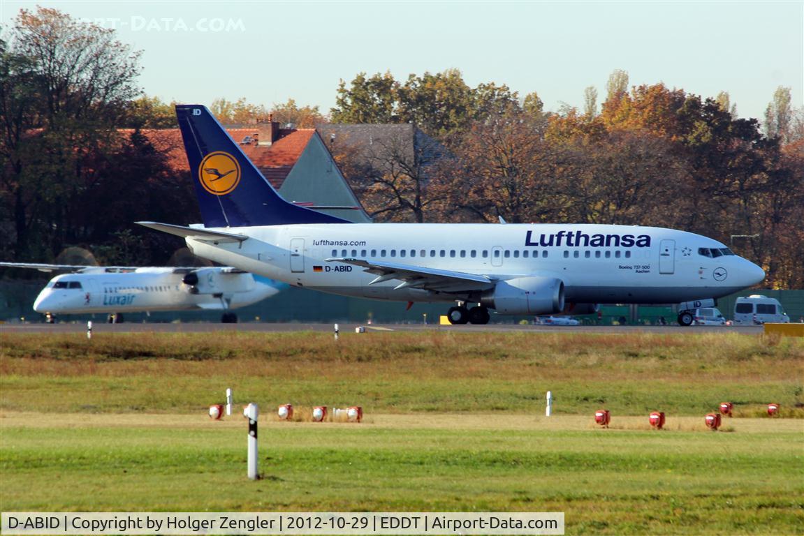 D-ABID, 1990 Boeing 737-530 C/N 24818, One of Lufthansa´s old working horses is ready for take-off....