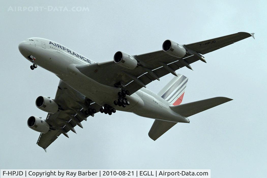 F-HPJD, 2010 Airbus A380-861 C/N 049, Airbus A380-861 [049] (Air France) Heathrow~G 21/08/2010