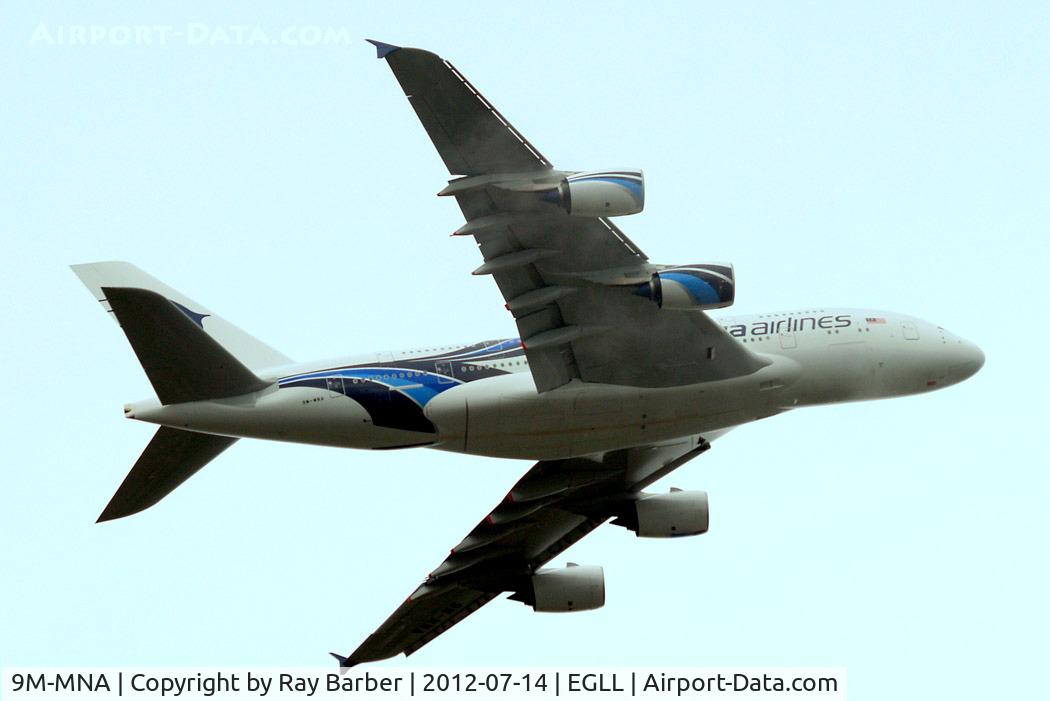9M-MNA, 2011 Airbus A380-841 C/N 078, Airbus A380-841 [078] (Malaysia Airlines) Home~G 14/07/2012