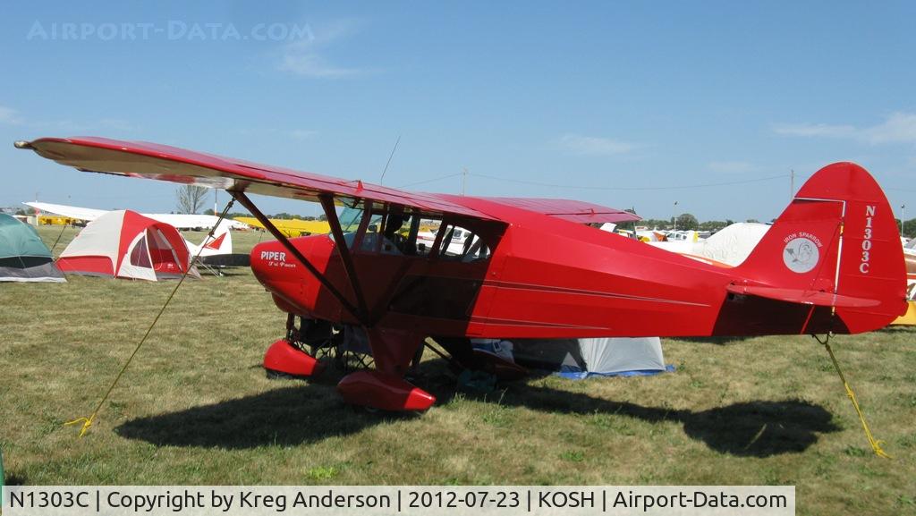 N1303C, 1953 Piper PA-22-135 Tri-Pacer C/N 22-1098, EAA AirVenture 2012