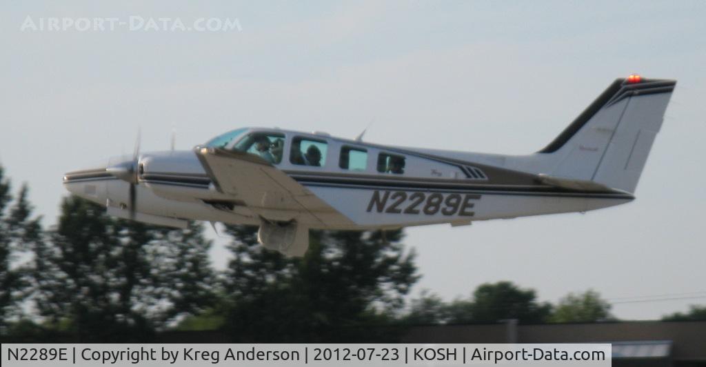 N2289E, 1997 Raytheon Aircraft Company 58 C/N TH-1821, EAA AirVenture 2012
