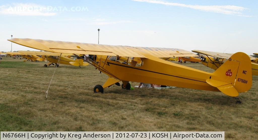 N6766H, 1946 Piper J3C-65 Cub C/N 19979, EAA AirVenture 2012