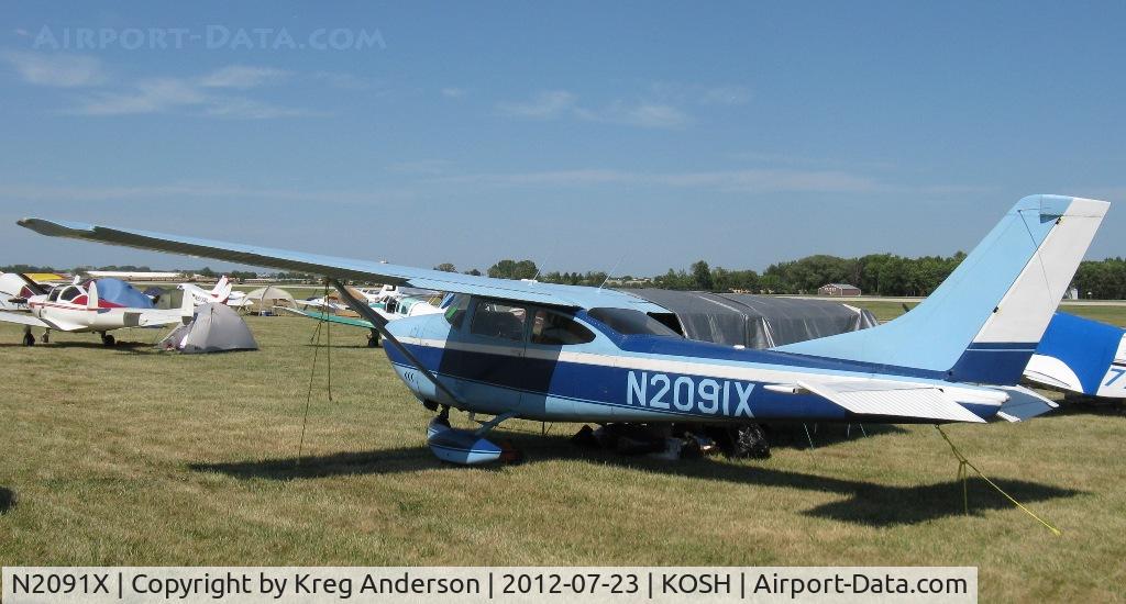 N2091X, 1965 Cessna 182H Skylane C/N 18256191, EAA AirVenture 2012