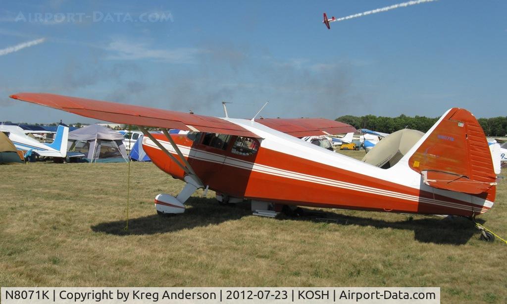 N8071K, 1947 Stinson 108-2 Voyager C/N 108-3071, EAA AirVenture 2012