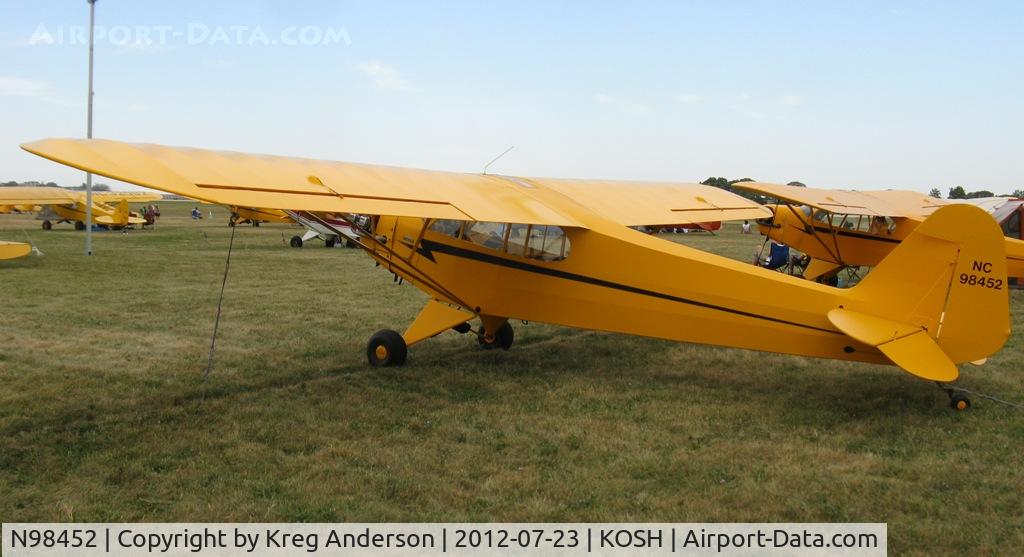 N98452, 1946 Piper J-3 Cub C/N 18643, EAA AirVenture 2012