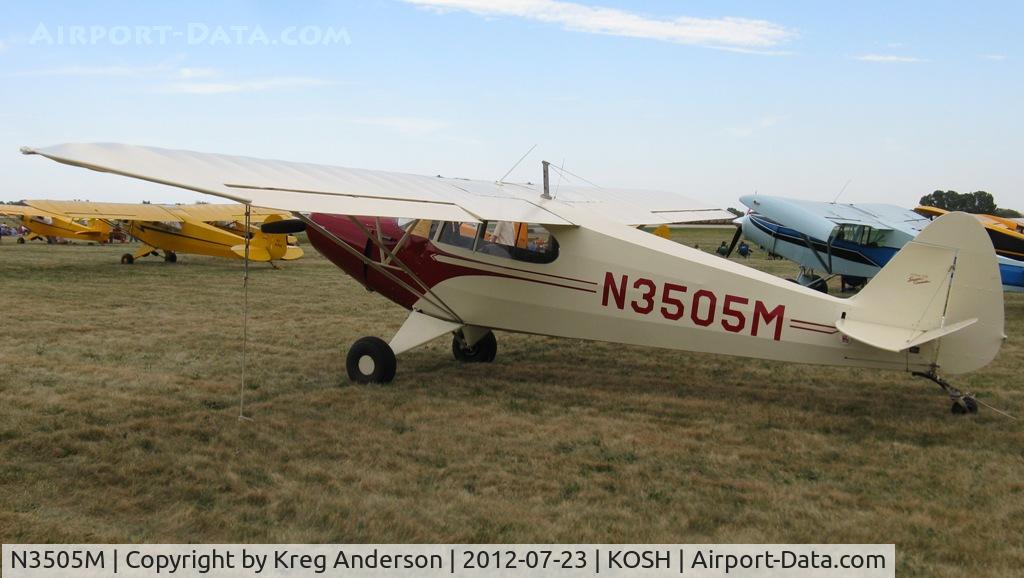 N3505M, 1947 Piper PA-12 Super Cruiser C/N 12-2353, EAA AirVenture 2012