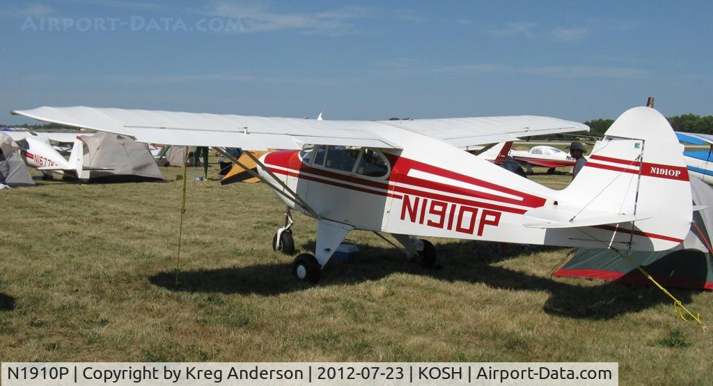 N1910P, 1955 Piper PA-22-150 C/N 22-2657, EAA AirVenture 2012
