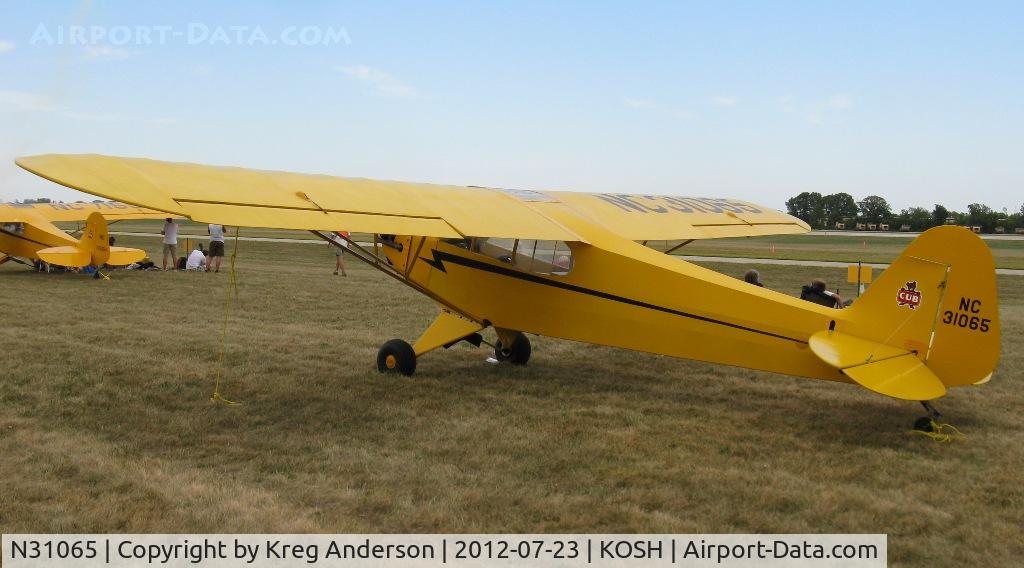 N31065, 1940 Piper J3L-65 Cub C/N 5305, EAA AirVenture 2012