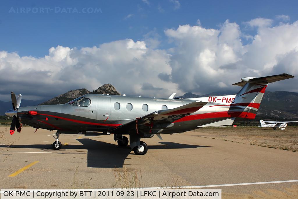 OK-PMC, 2011 Pilatus PC-12/47E C/N 1284, Parked