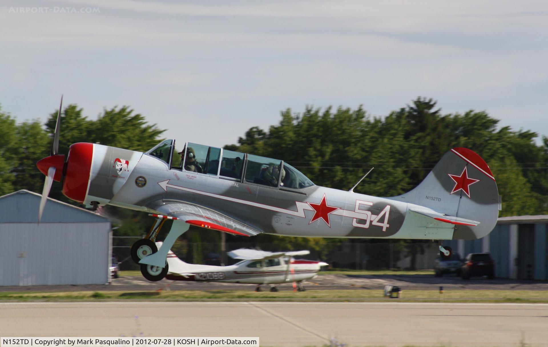 N152TD, 1984 Yakovlev (Aerostar) Yak-52TD C/N 844103, YAK-52TD