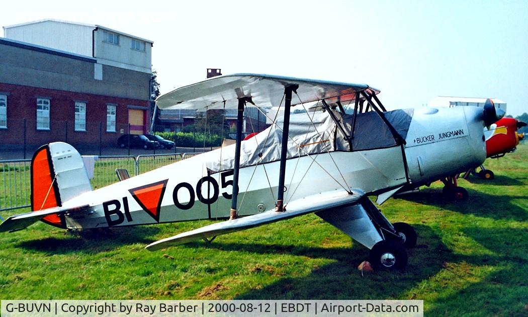G-BUVN, 1951 CASA 1-131E Srs 2000 Jungmann C/N 2092, CASA 1.131E 2000 Jungmann [2092] Schaffen-Diest~OO 12/08/2000