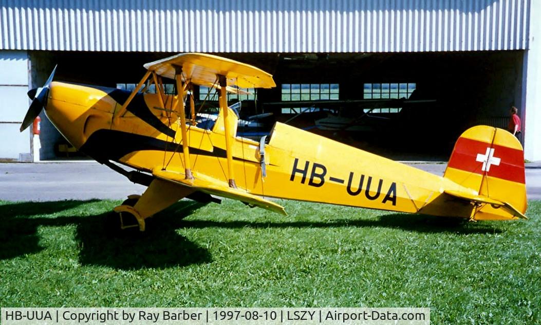 HB-UUA, 1936 Bucker Bu-131APM Jungmann C/N 08, Bucker APM.131-150 Jungmann [8] Porrentruy~HB 10/08/1997