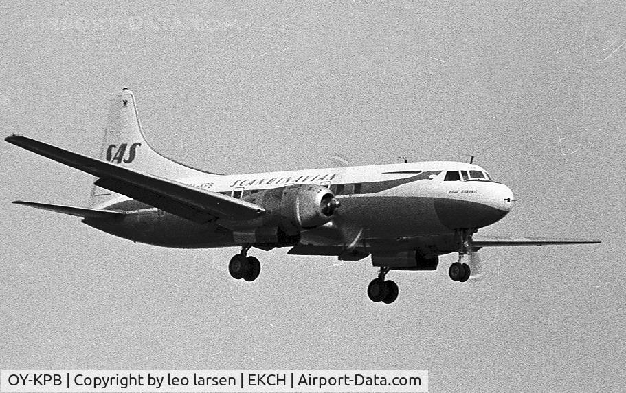 OY-KPB, 1956 Convair 440 Metropolitan C/N 331, Copenhagen Kastrup