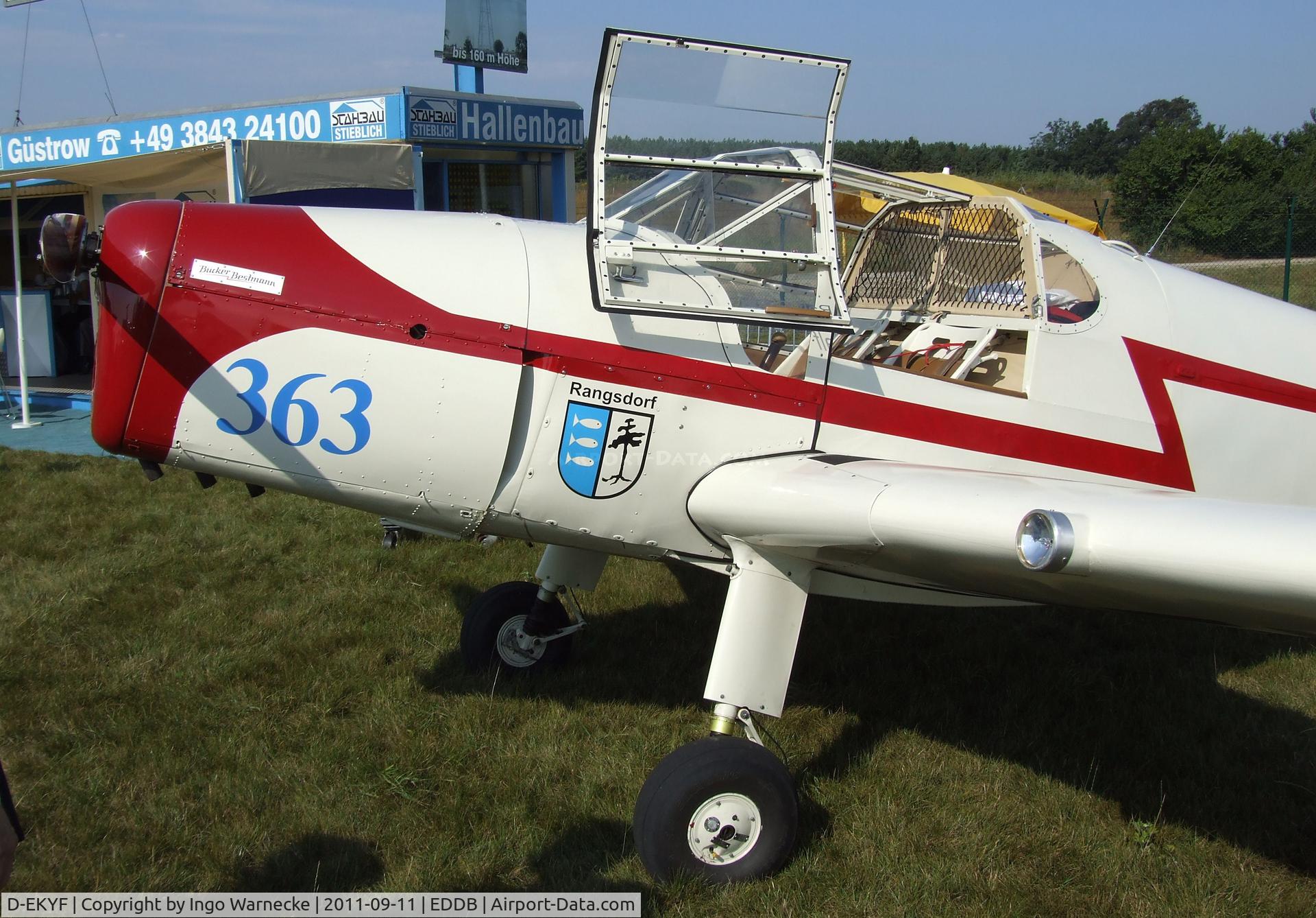 D-EKYF, Bucker Bu-181B-1 Bestmann C/N 25016, Bücker Bü 181B-1 Bestmann at the ILA 2012, Berlin