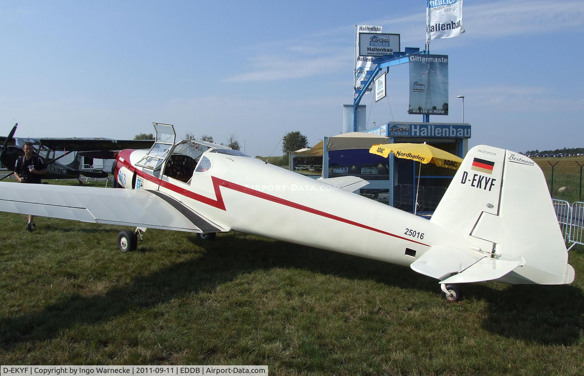 D-EKYF, Bucker Bu-181B-1 Bestmann C/N 25016, Bücker Bü 181B-1 Bestmann at the ILA 2012, Berlin
