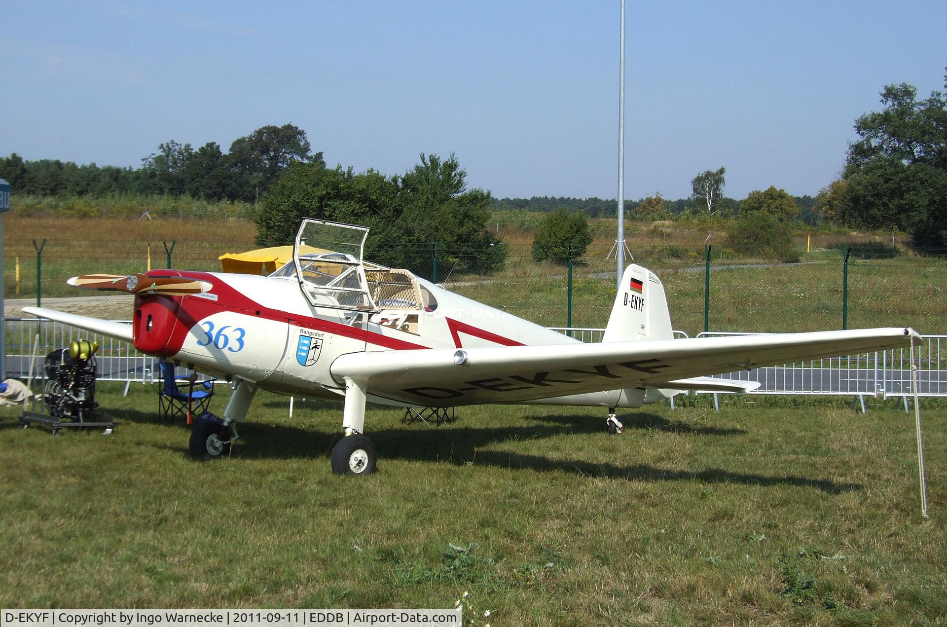 D-EKYF, Bucker Bu-181B-1 Bestmann C/N 25016, Bücker Bü 181B-1 Bestmann at the ILA 2012, Berlin