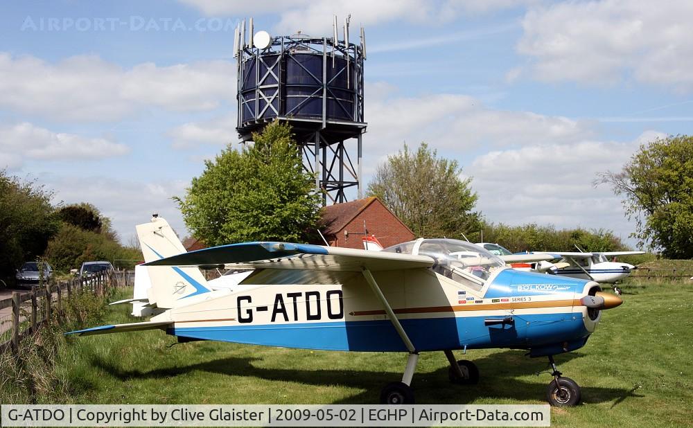 G-ATDO, 1965 Bolkow Bo-208C Junior C/N 576, Ex: D-EGZU(1) > G-ATDO - Flair Aviation Sales Co Ltd in May 1965 and currently in private hands since January 2000.