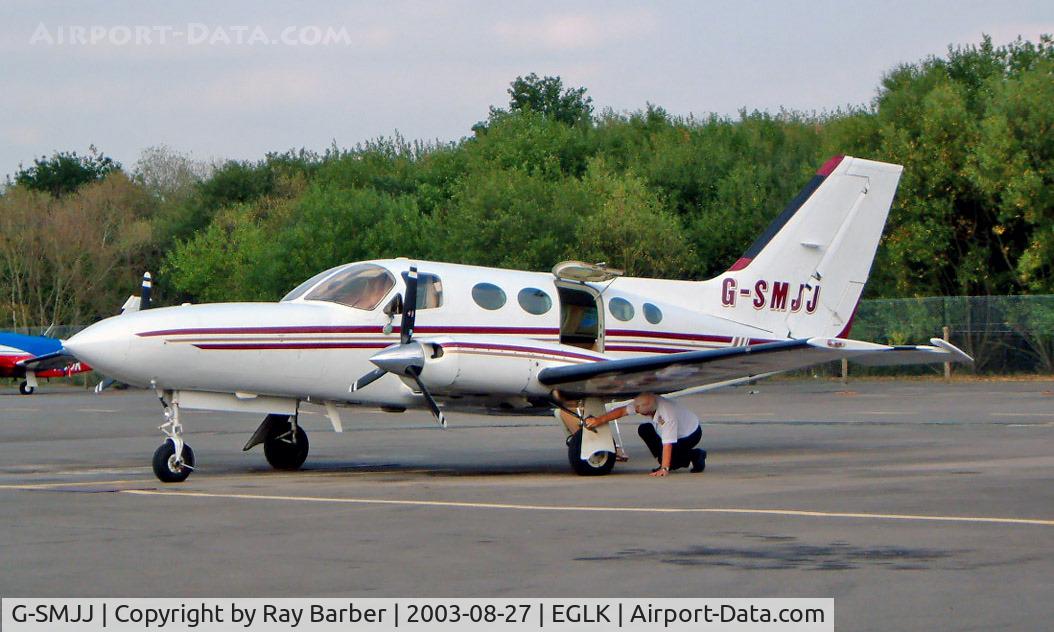 G-SMJJ, 1980 Cessna 414A Chancellor C/N 414A-0425, Cessna 414A Chancellor II [414A-0425] Blackbushe~G 27/08/2003