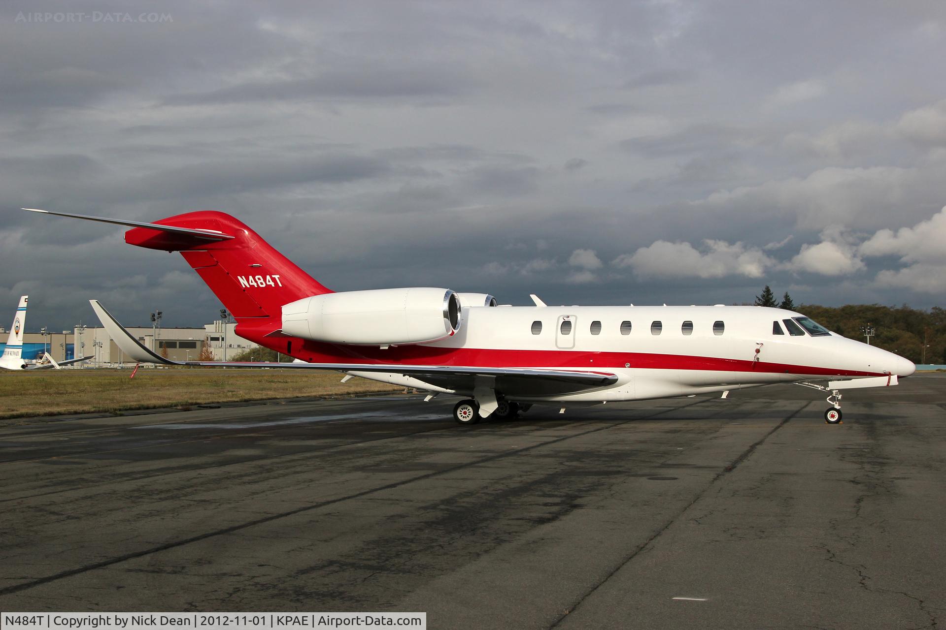 N484T, 2002 Cessna 750 Citation X C/N 750-0199, KPAE/PAE Target has removed the company logo from the tail they also removed the 