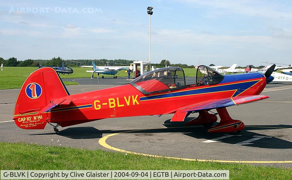 G-BLVK, 1981 Mudry CAP-10B C/N 141, Ex: JY-GSR > G-BLVK - Originally owned to, BAC Aviation Ltd in March 1985 and currently in private hands since February 1990.