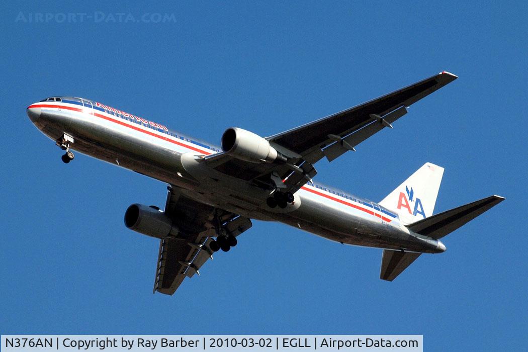 N376AN, 1992 Boeing 767-323 C/N 25445, Boeing 767-323ER [25445] (American Airlines) Home~G 02/03/2010