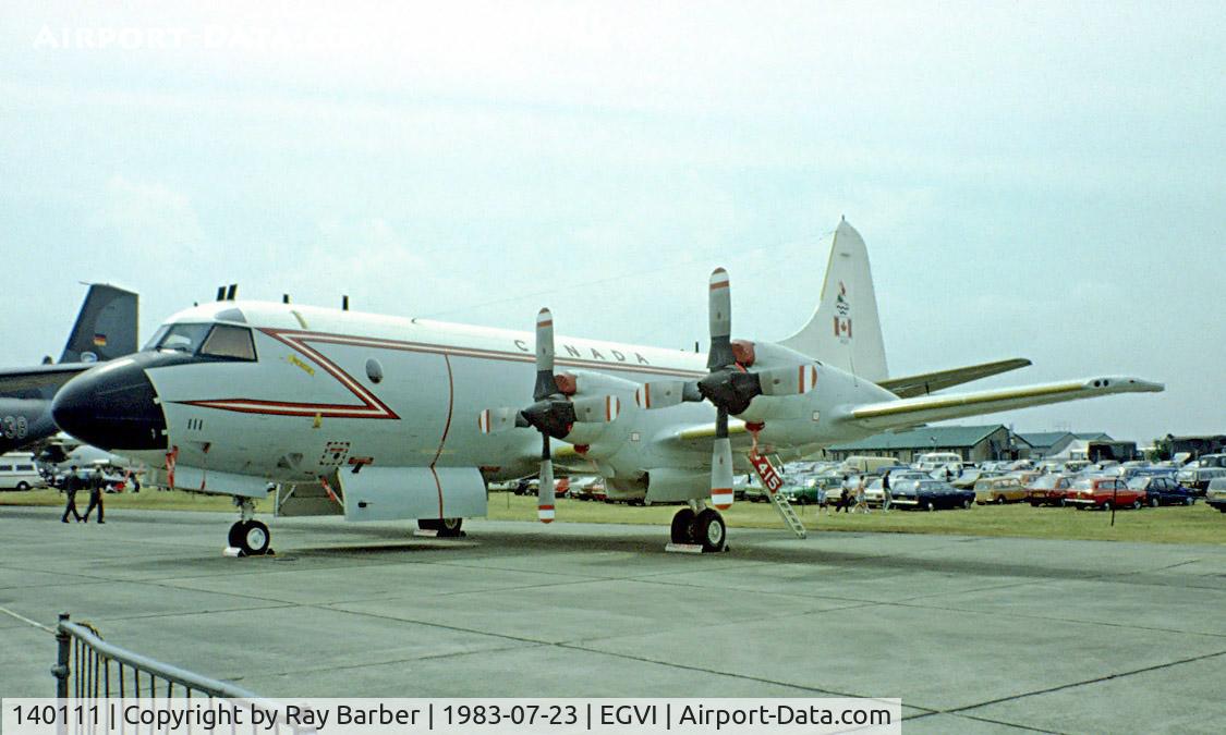 140111, Lockheed CP-140 Aurora C/N 285B-5714, Lockheed P-3C Aurora [5714] (RCAF) RAF Greenham Common~G 23/07/1983. Image taken from a slide.