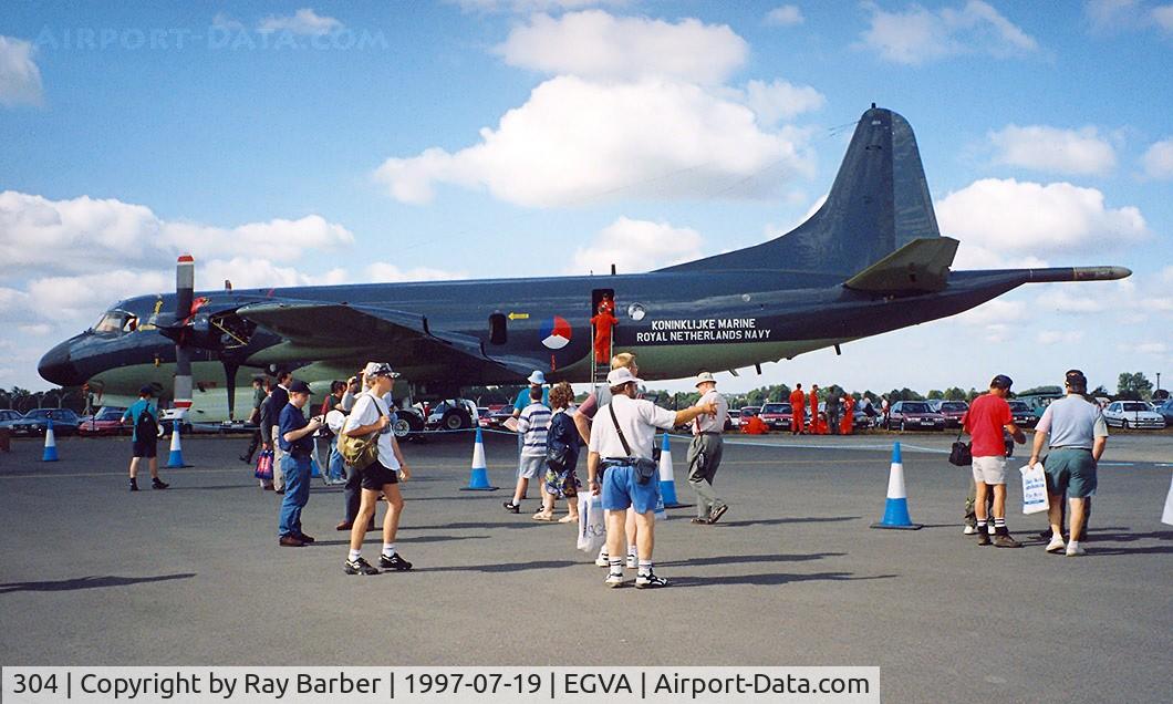 304, Lockheed P-3C Orion C/N 285E-5750, Lockheed  P-3C II.5 Orion [5750] (Royal Netherland Navy) RAF Fairford~G 19/07/1997