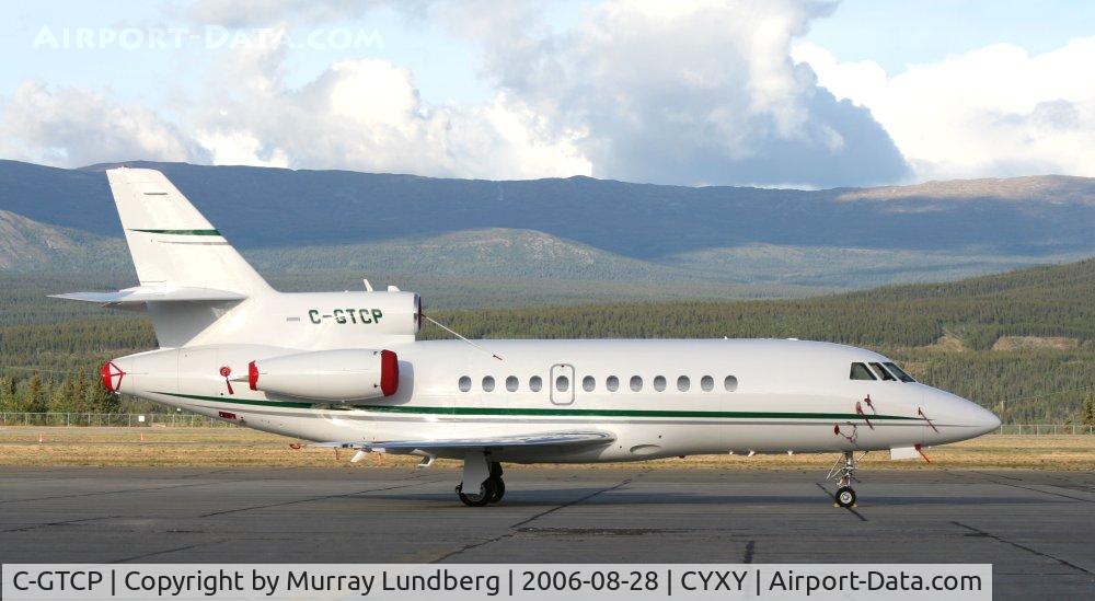 C-GTCP, 1987 Dassault Falcon 900 C/N 29, On the ramp at Whitehorse, Yukon.