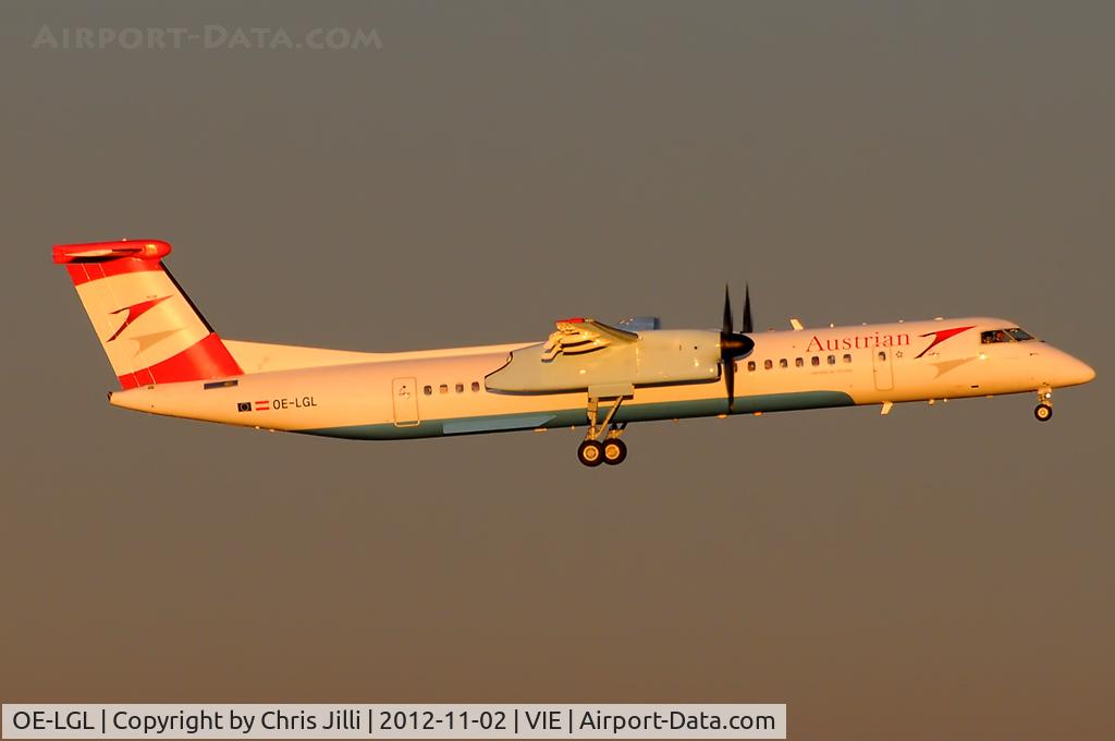 OE-LGL, 2010 De Havilland Canada DHC-8-402Q Dash 8 C/N 4310, Austrian Airlines