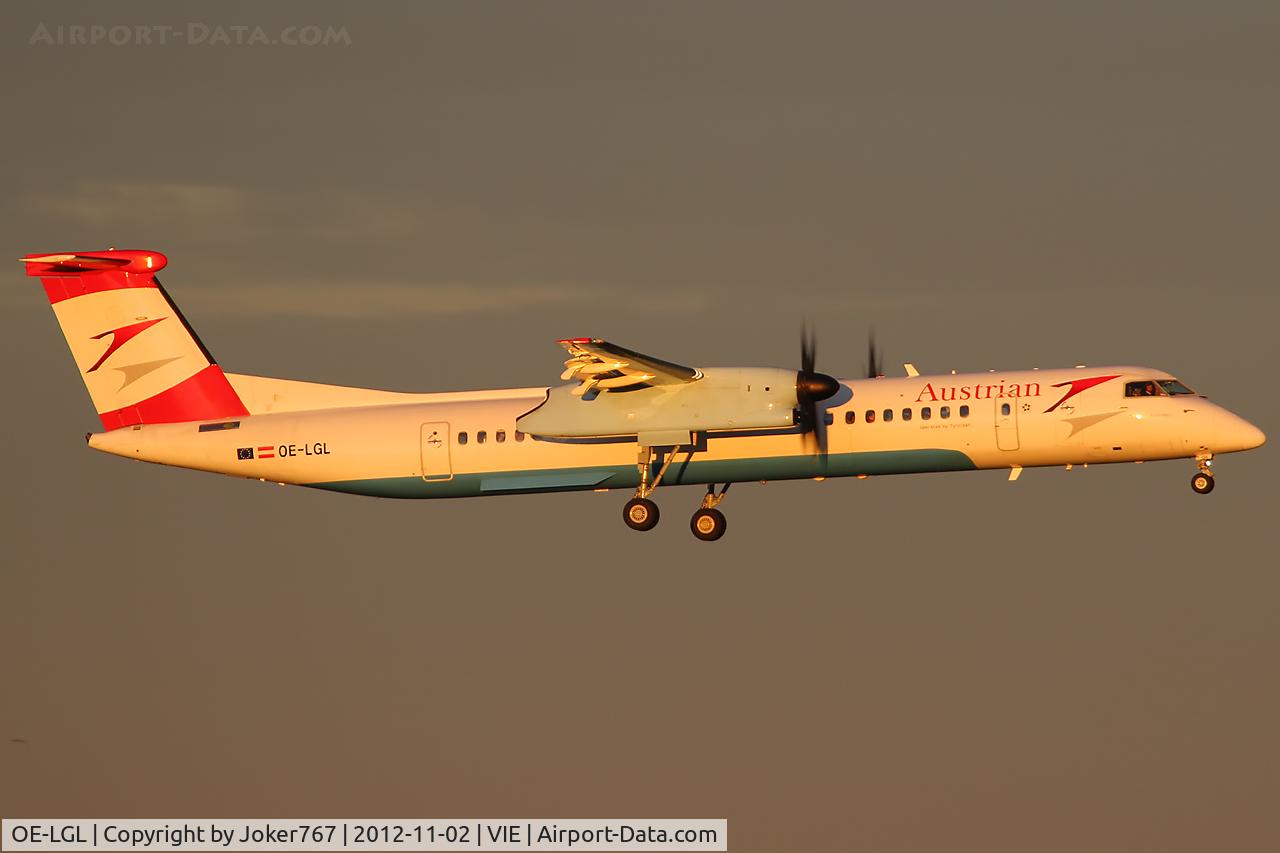 OE-LGL, 2010 De Havilland Canada DHC-8-402Q Dash 8 C/N 4310, Austrian Airlines