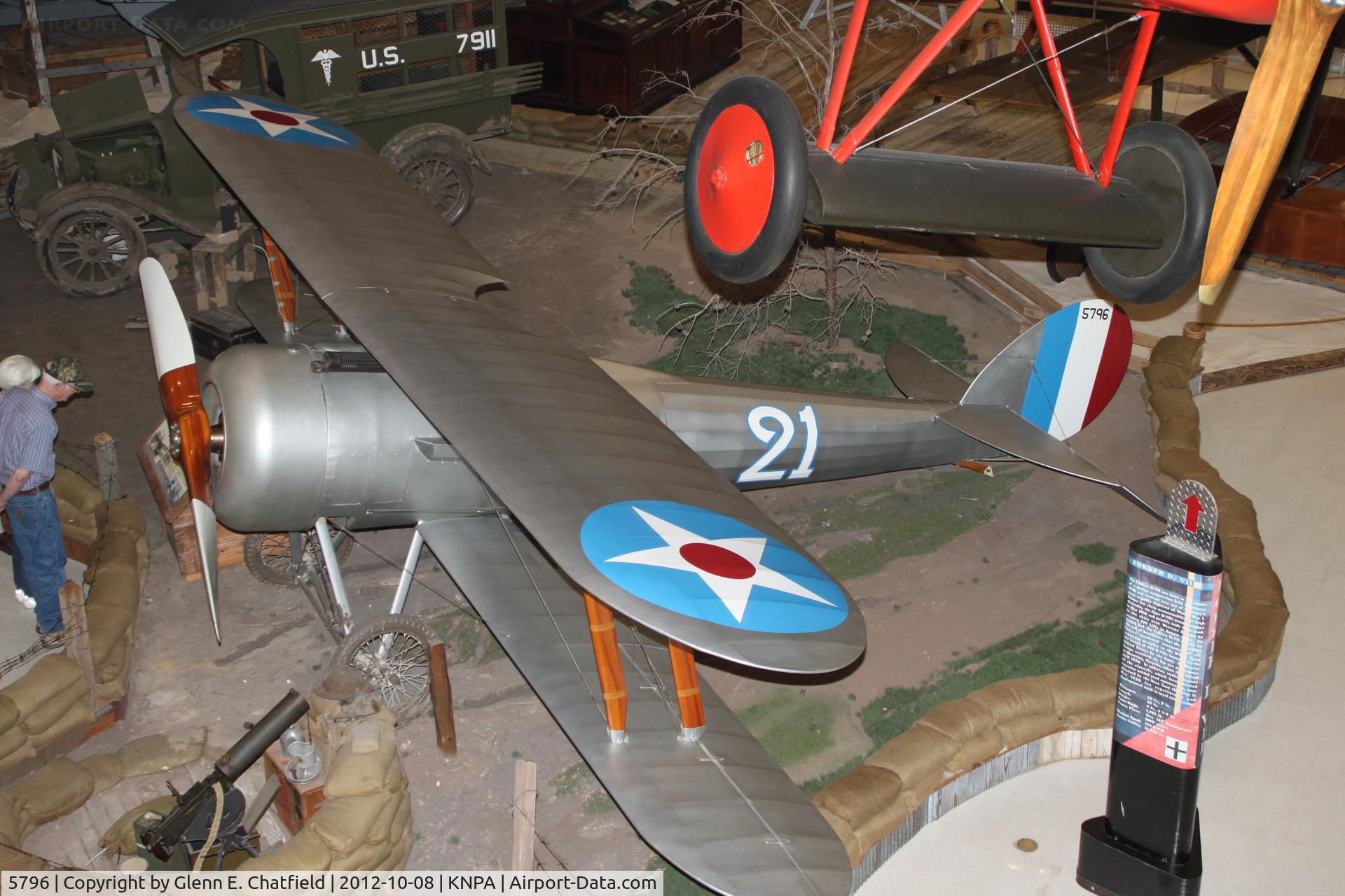 A5796, Nieuport 28 C.1 Bebe Replica C/N Not found 5796, Naval Aviation Museum