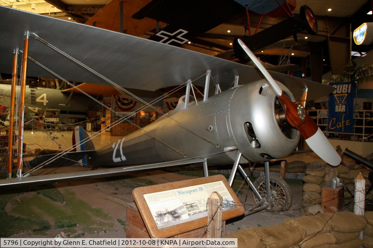 A5796, Nieuport 28 C.1 Bebe Replica C/N Not found 5796, Naval Aviation Museum