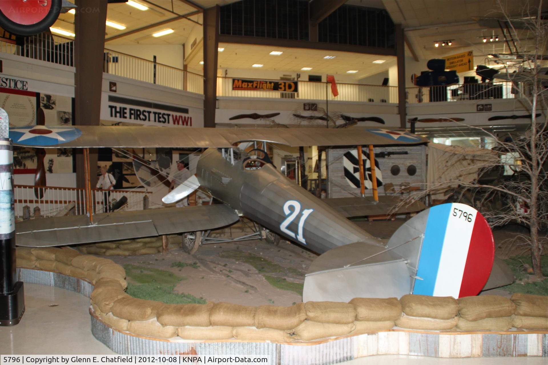 A5796, Nieuport 28 C.1 Bebe Replica C/N Not found 5796, Naval Aviation Museum
