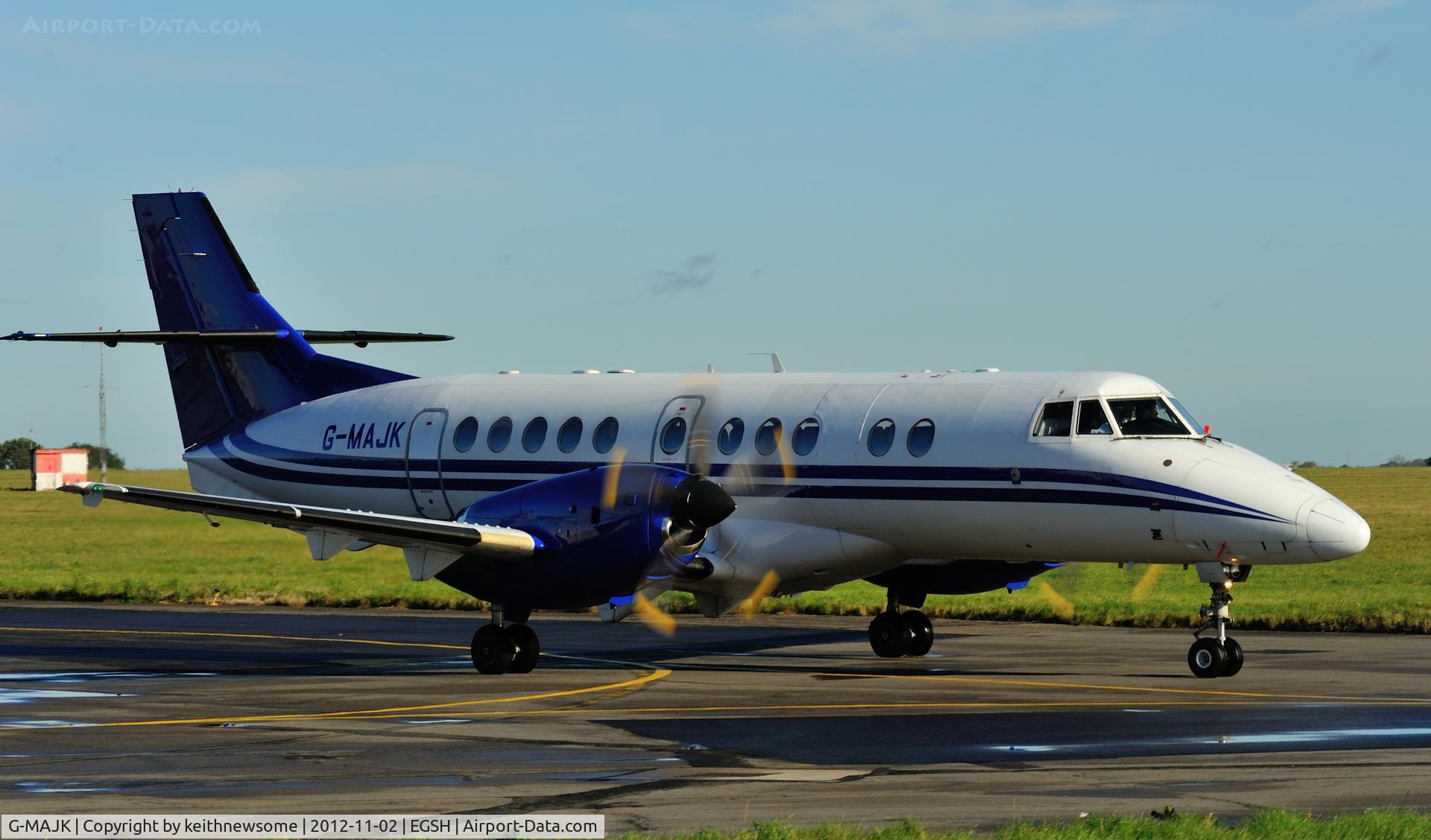 G-MAJK, 1995 British Aerospace Jetstream 41 C/N 41070, Eastern Airways schedule.