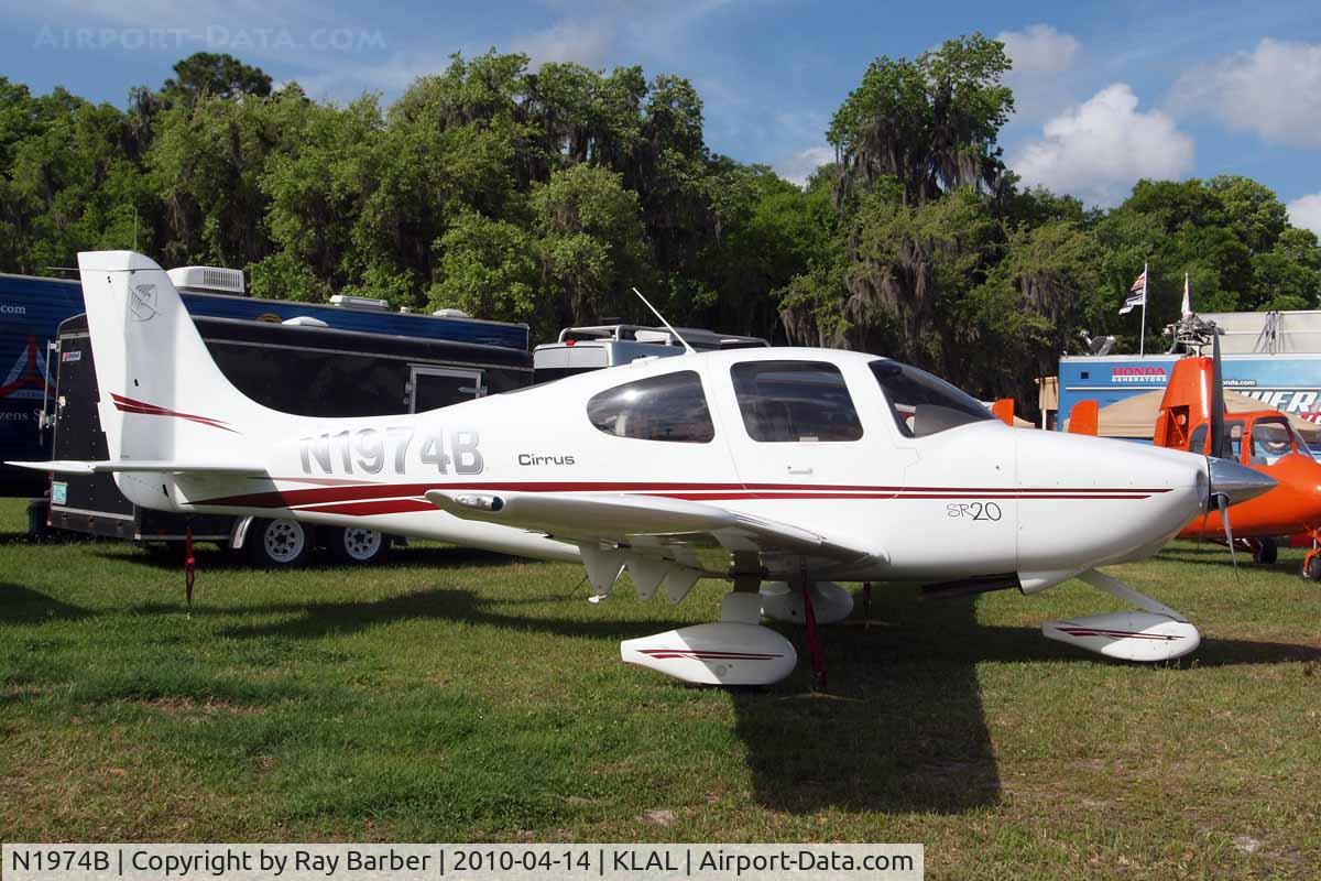 N1974B, 2002 Cirrus SR20 C/N 1233, Cirrus Design SR-20 [1233] Lakeland-Linder~N 14/04/2010
