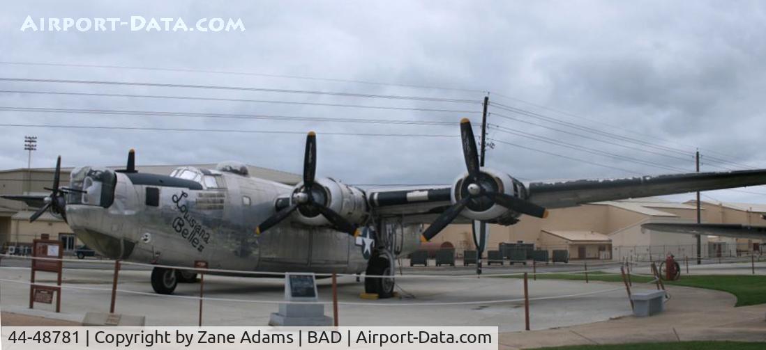 44-48781, 1944 Ford B-24J Liberator C/N 3636, On display at the 8th Air Force Museum - Barksdale AFB, Shreveport, LA