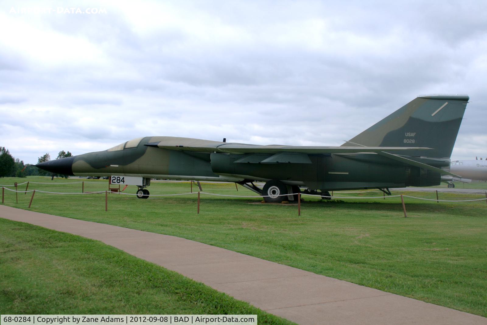 68-0284, General Dynamics F-111G Aardvark C/N B1-56, On display at the 8th Air Force Museum - Barksdale AFB, Shreveport, LA