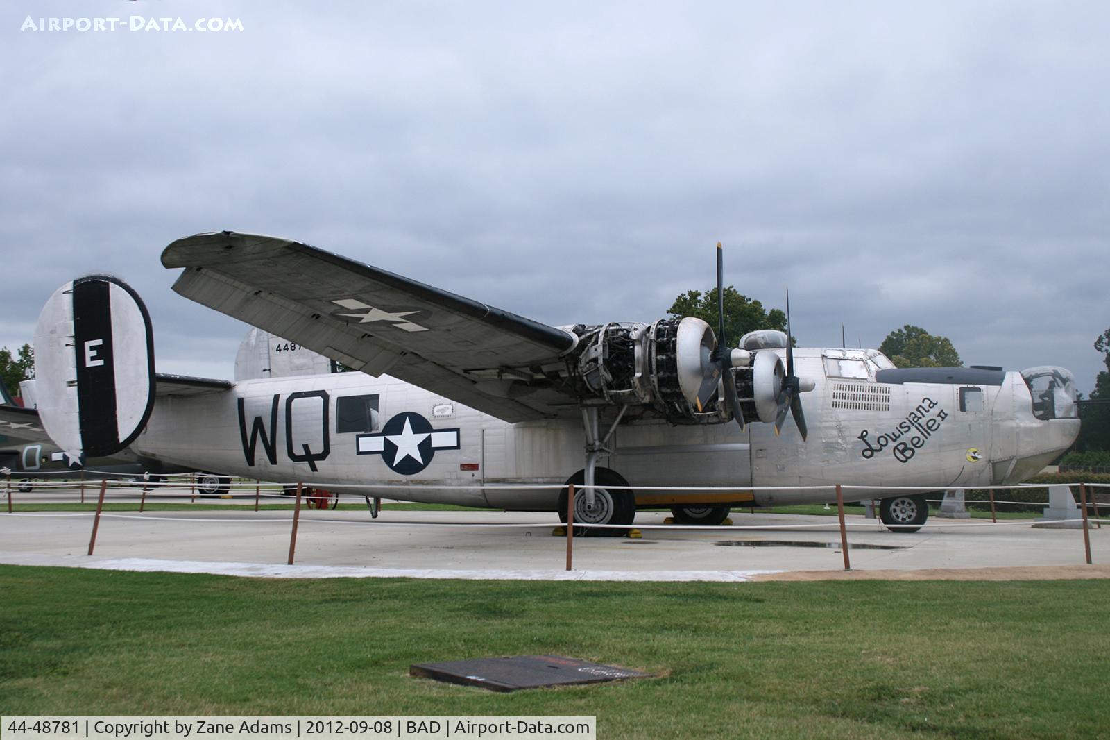 44-48781, 1944 Ford B-24J Liberator C/N 3636, On display at the 8th Air Force Museum - Barksdale AFB, Shreveport, LA