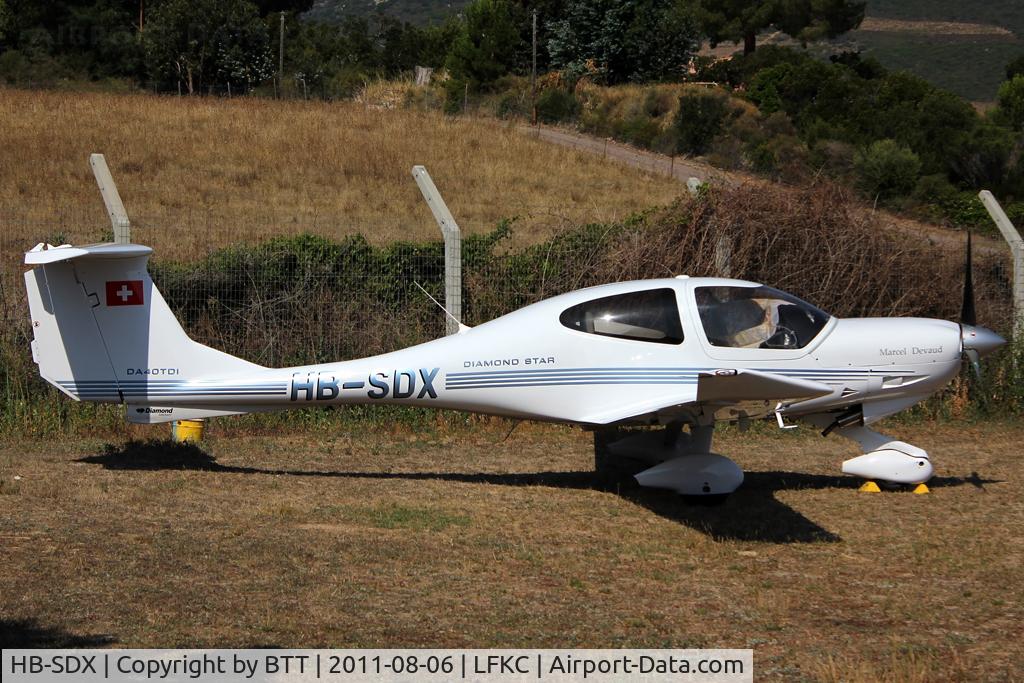 HB-SDX, 2008 Diamond DA-40D Diamond Star C/N D4.357, Parked