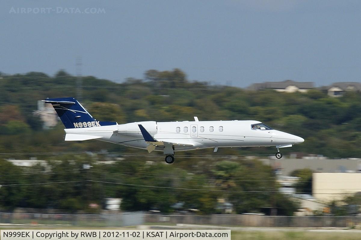 N999EK, 2006 Learjet Inc 45 C/N 2060, A little high over 12R