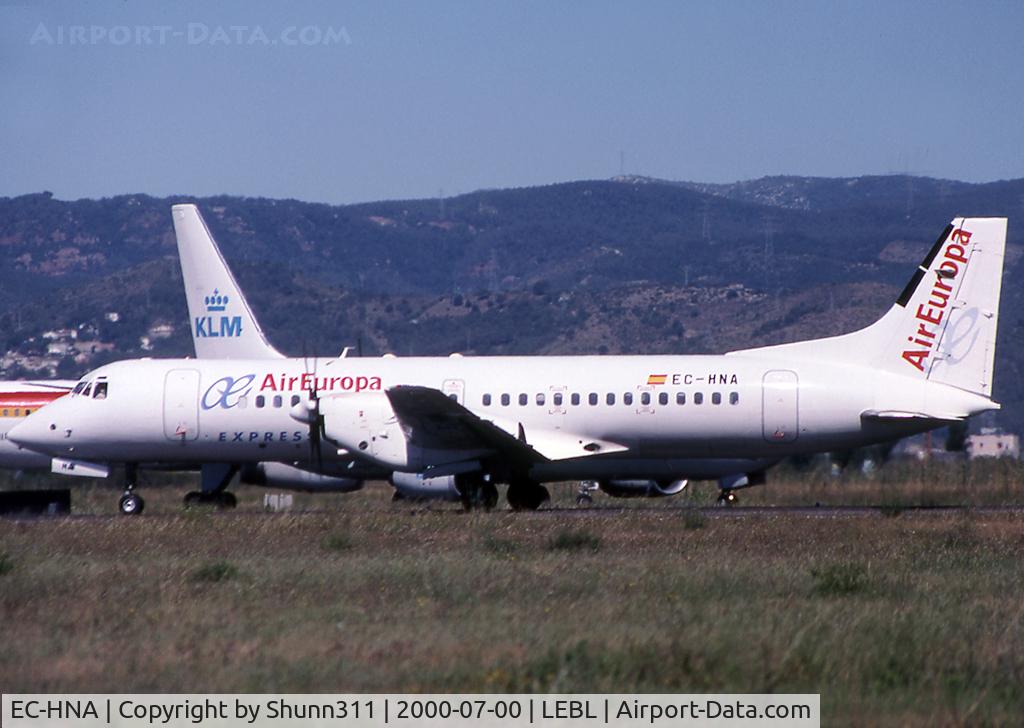 EC-HNA, 1990 British Aerospace ATP C/N 2033, Ready for departure rwy 02 with new Air Europa c/s