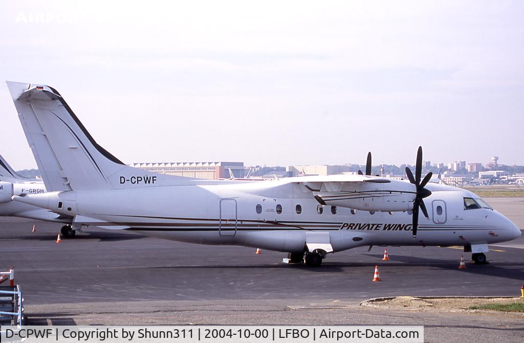 D-CPWF, 1999 Dornier 328-110 C/N 3112, Parked at the old Terminal...