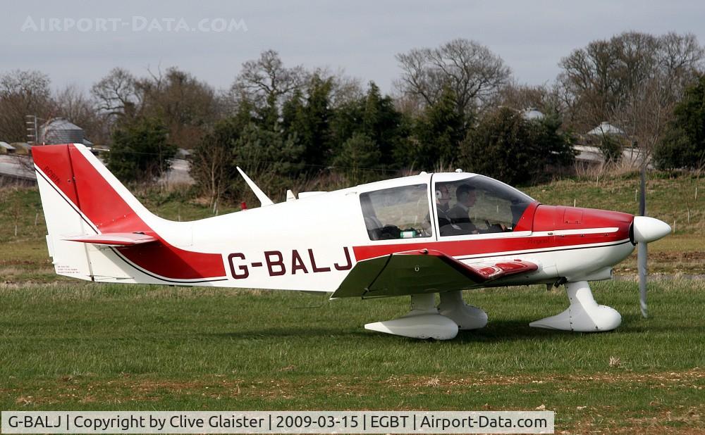 G-BALJ, 1972 Robin DR-400-180 Regent Regent C/N 767, Originally owned to, Aspenair Services Ltd in April 1973 and currently with, G-BALJ Flying Group since December 2009.