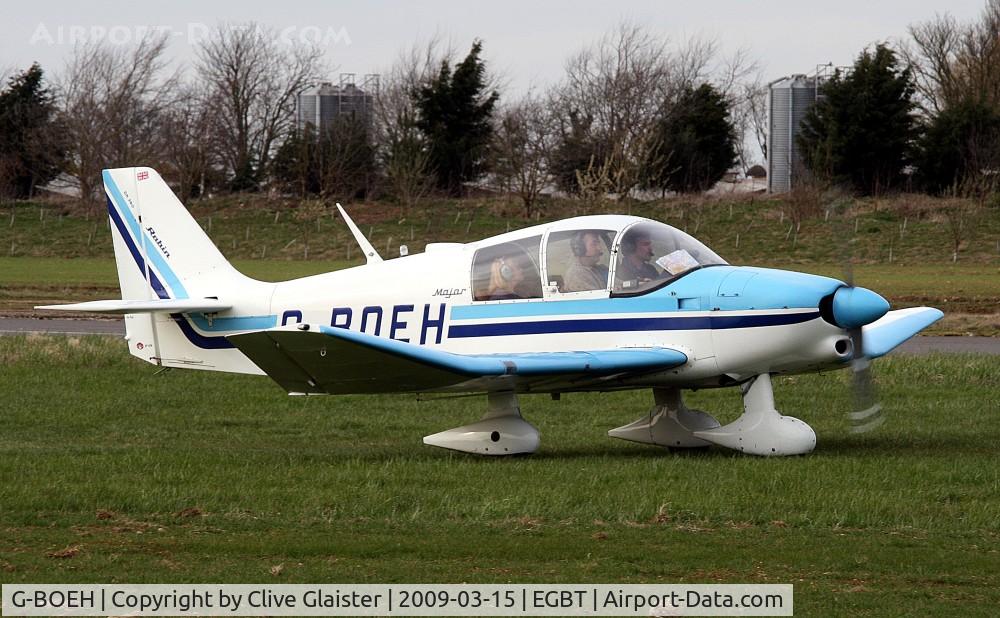 G-BOEH, 1970 CEA DR-340 Major C/N 434, Ex: F-BRVN > G-BOEH - Originally owned into private hands January 1988 and currently with and a trustee of, Piper Flyers Group in April 1992.