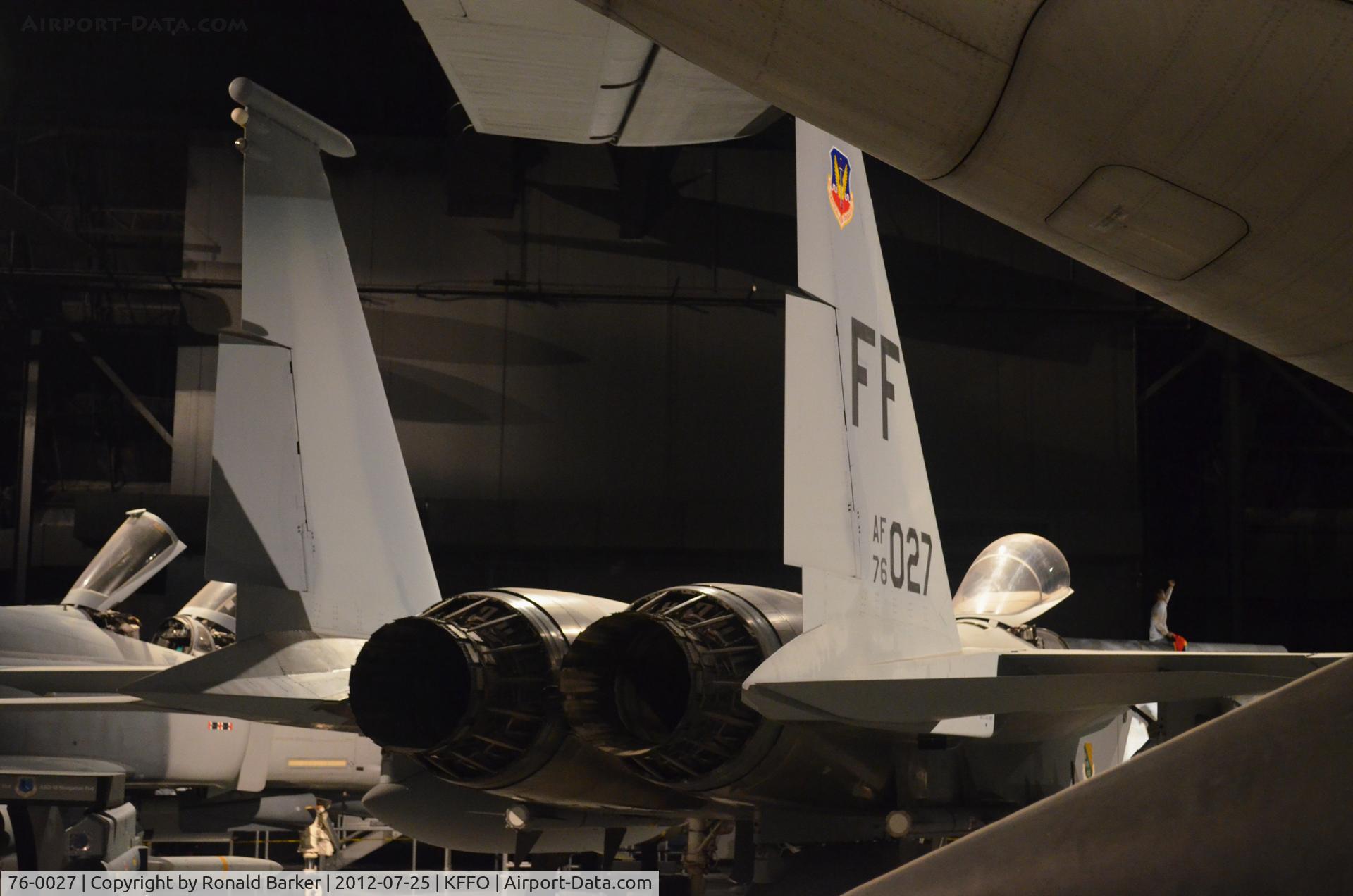 76-0027, 1976 McDonnell Douglas F-15A Eagle C/N 0207/A179, AF Museum
