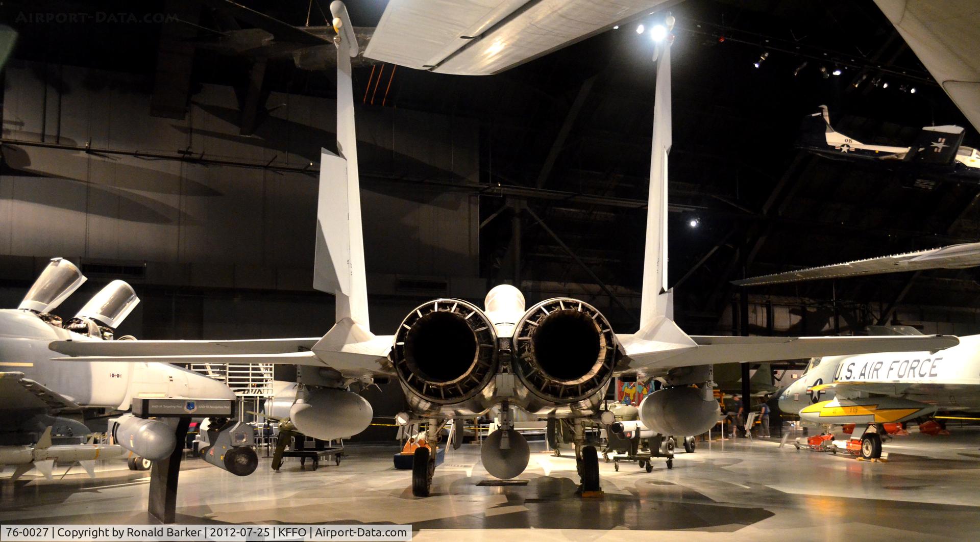 76-0027, 1976 McDonnell Douglas F-15A Eagle C/N 0207/A179, AF Museum
